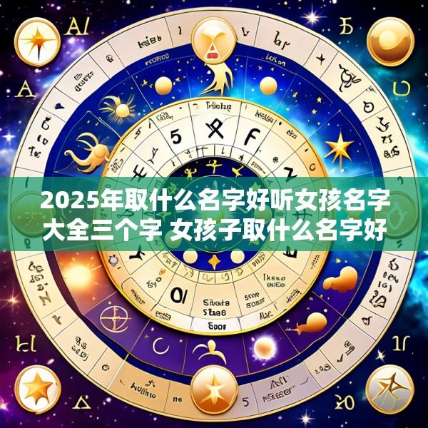 2025年取什么名字好听女孩名字大全三个字 女孩子取什么名字好听三个字的