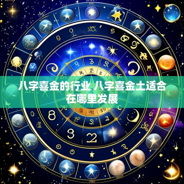 八字喜金的行业 八字喜金土适合在哪里发展