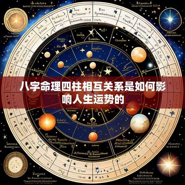 八字命理四柱相互关系是如何影响人生运势的
