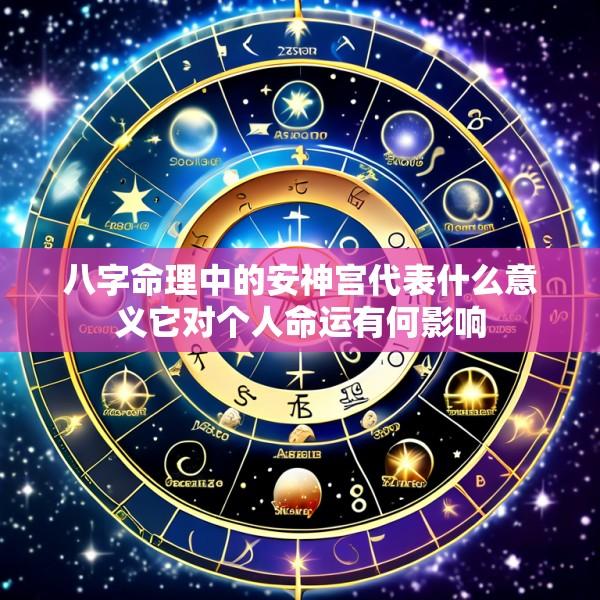 八字命理中的安神宫代表什么意义它对个人命运有何影响