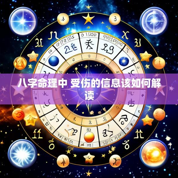 八字命理中 受伤的信息该如何解读