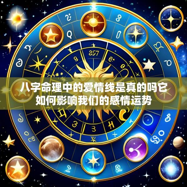 八字命理中的爱情线是真的吗它如何影响我们的感情运势