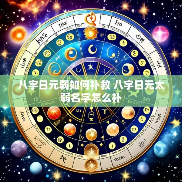 八字日元弱如何补救 八字日元太弱名字怎么补