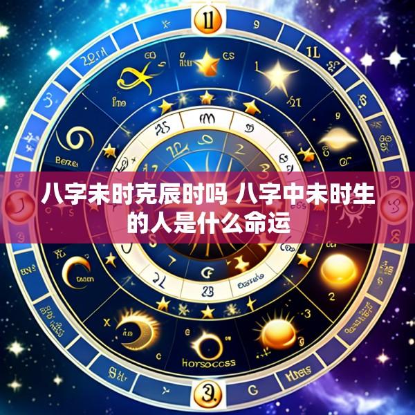 八字未时克辰时吗 八字中未时生的人是什么命运