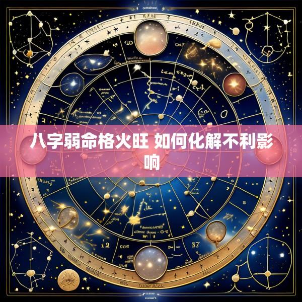 八字弱命格火旺 如何化解不利影响