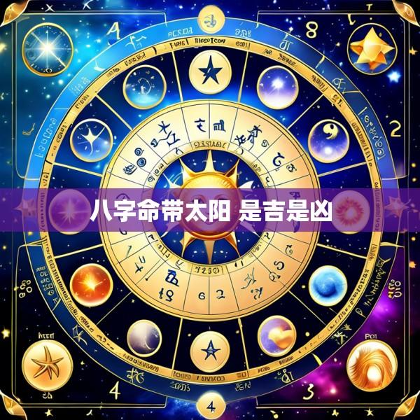 八字命带太阳 是吉是凶