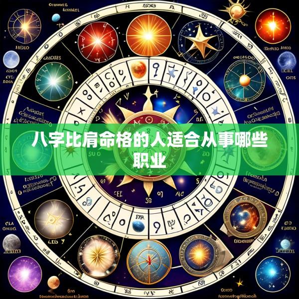 八字比肩命格的人适合从事哪些职业