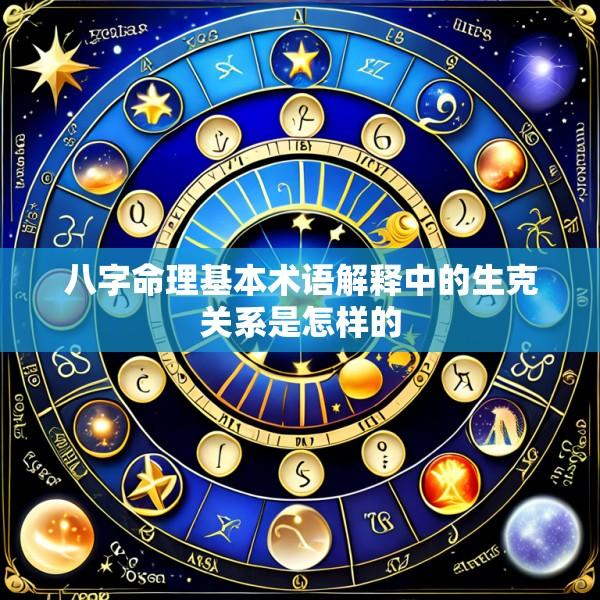 八字命理基本术语解释中的生克关系是怎样的