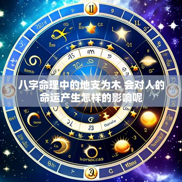 八字命理中的地支为木 会对人的命运产生怎样的影响呢