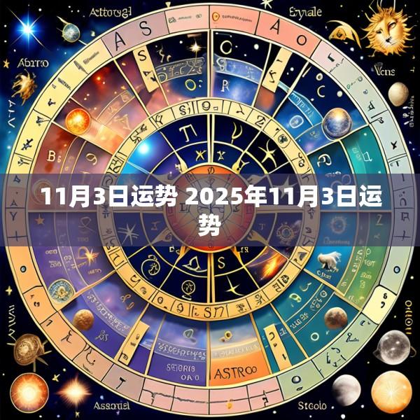 11月3日运势 2025年11月3日运势
