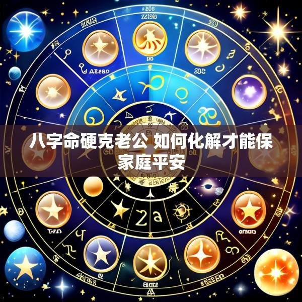 八字命硬克老公 如何化解才能保家庭平安