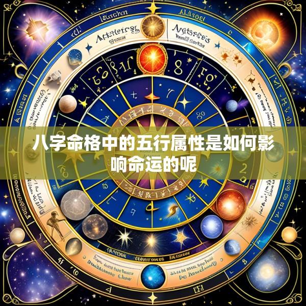 八字命格中的五行属性是如何影响命运的呢