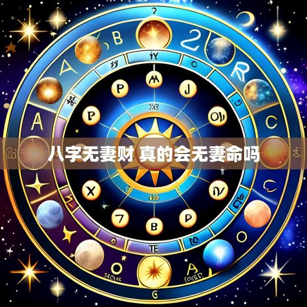 八字无妻财 真的会无妻命吗