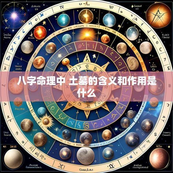 八字命理中 土墓的含义和作用是什么