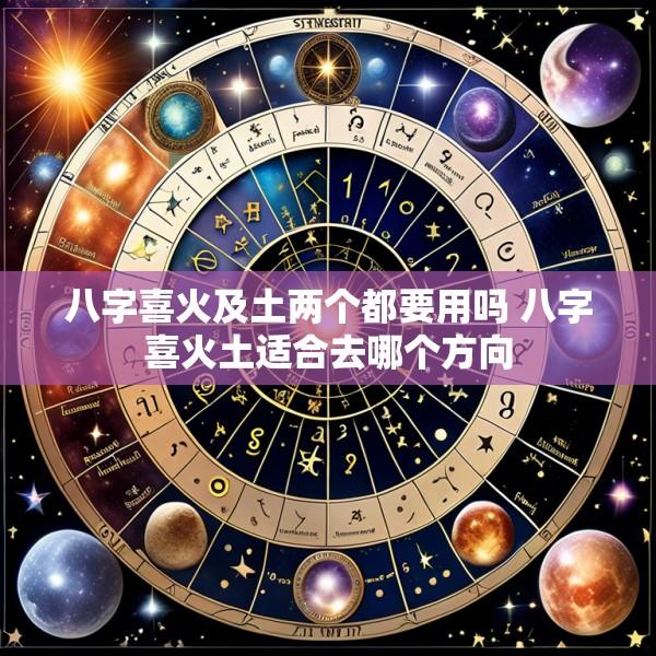 八字喜火及土两个都要用吗 八字喜火土适合去哪个方向