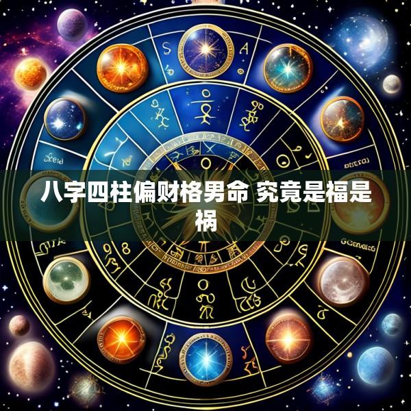 八字四柱偏财格男命 究竟是福是祸