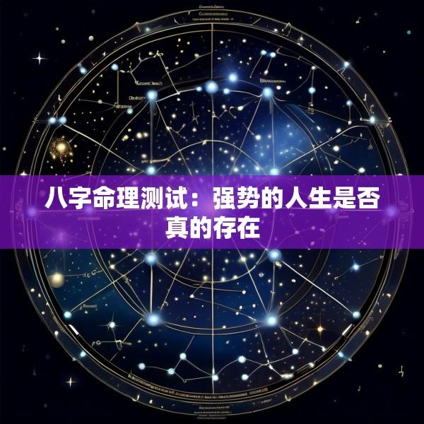 八字命理测试：强势的人生是否真的存在