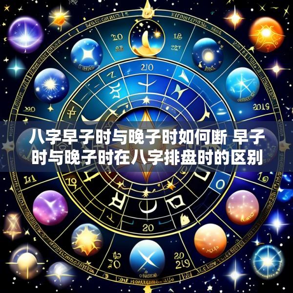 八字早子时与晚子时如何断 早子时与晚子时在八字排盘时的区别