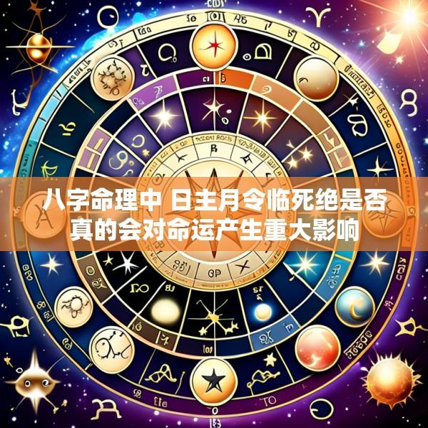 八字命理中 日主月令临死绝是否真的会对命运产生重大影响