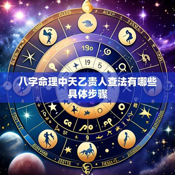 八字命理中天乙贵人查法有哪些具体步骤