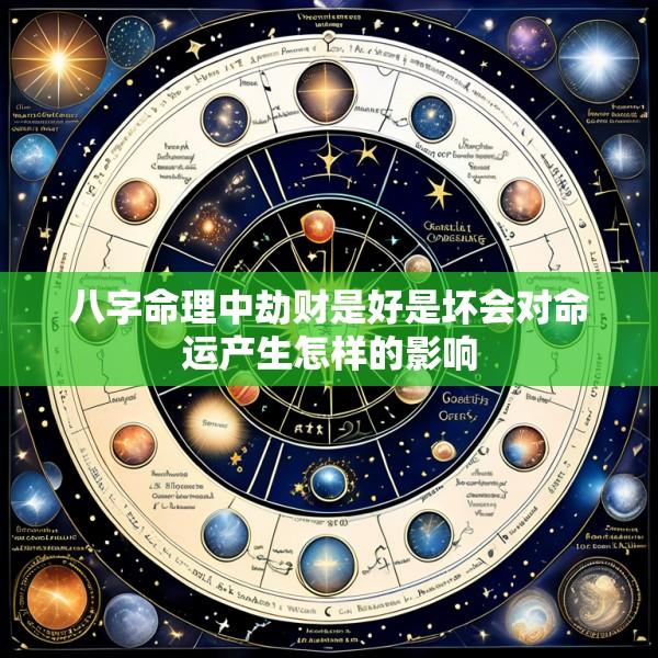 八字命理中劫财是好是坏会对命运产生怎样的影响