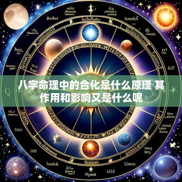 八字命理中的合化是什么原理 其作用和影响又是什么呢
