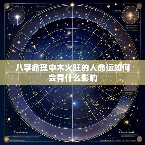 八字命理中木火旺的人命运如何会有什么影响