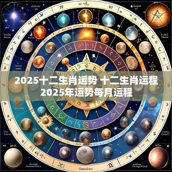 2025十二生肖运势 十二生肖运程2025年运势每月运程