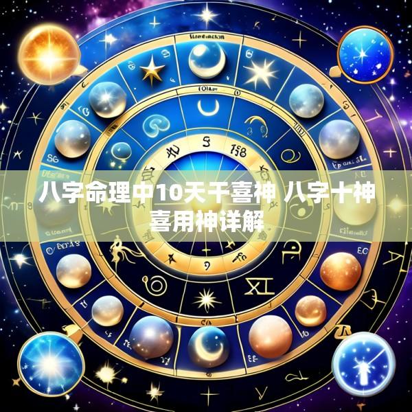 八字命理中10天干喜神 八字十神喜用神详解