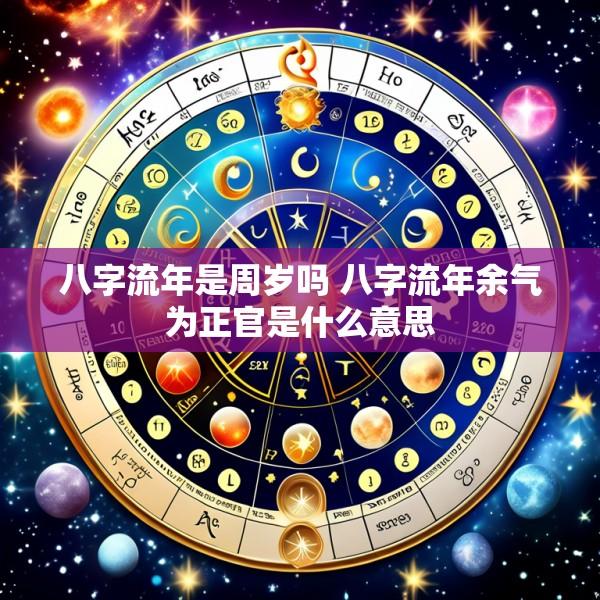 八字流年是周岁吗 八字流年余气为正官是什么意思