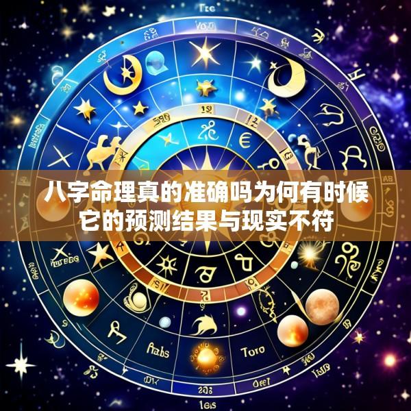 八字命理真的准确吗为何有时候它的预测结果与现实不符