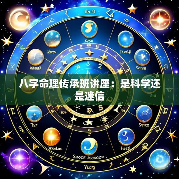 八字命理传承班讲座：是科学还是迷信