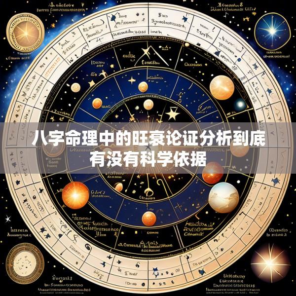 八字命理中的旺衰论证分析到底有没有科学依据