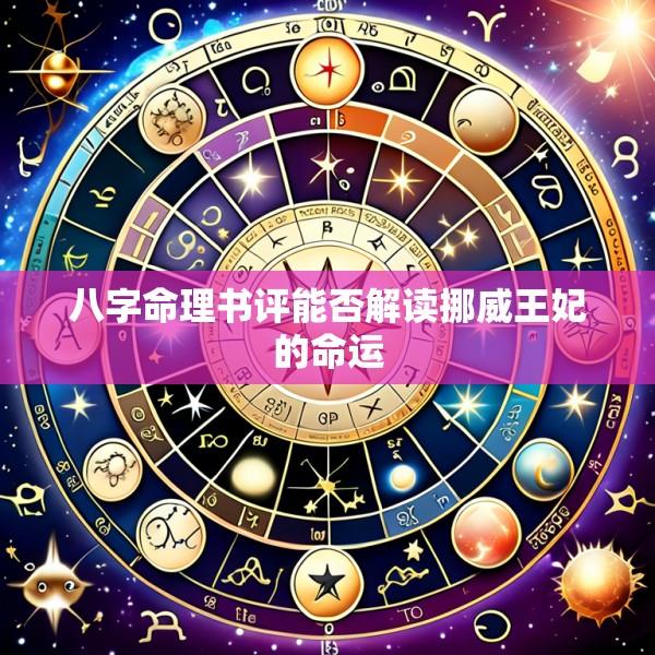 八字命理书评能否解读挪威王妃的命运