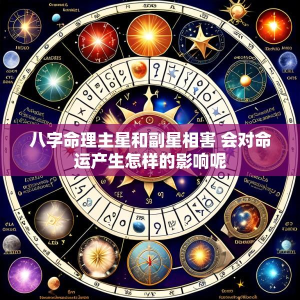 八字命理主星和副星相害 会对命运产生怎样的影响呢