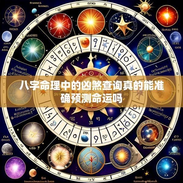 八字命理中的凶煞查询真的能准确预测命运吗
