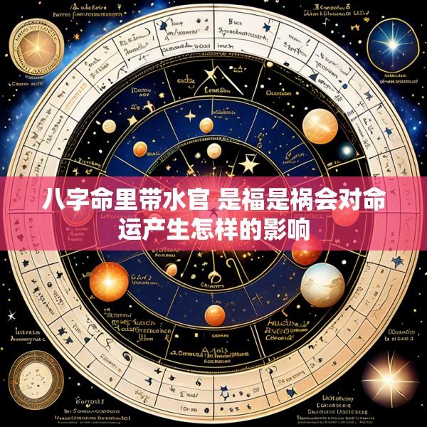 八字命里带水官 是福是祸会对命运产生怎样的影响