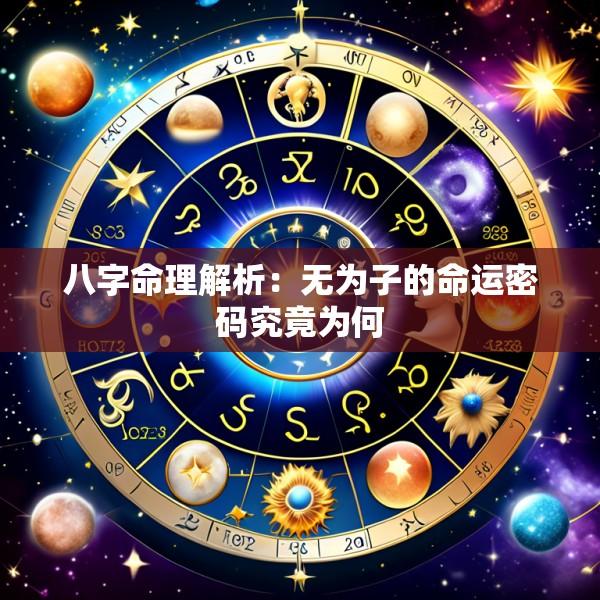 八字命理解析：无为子的命运密码究竟为何