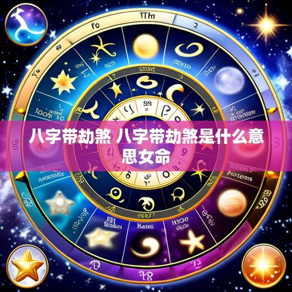 八字带劫煞 八字带劫煞是什么意思女命