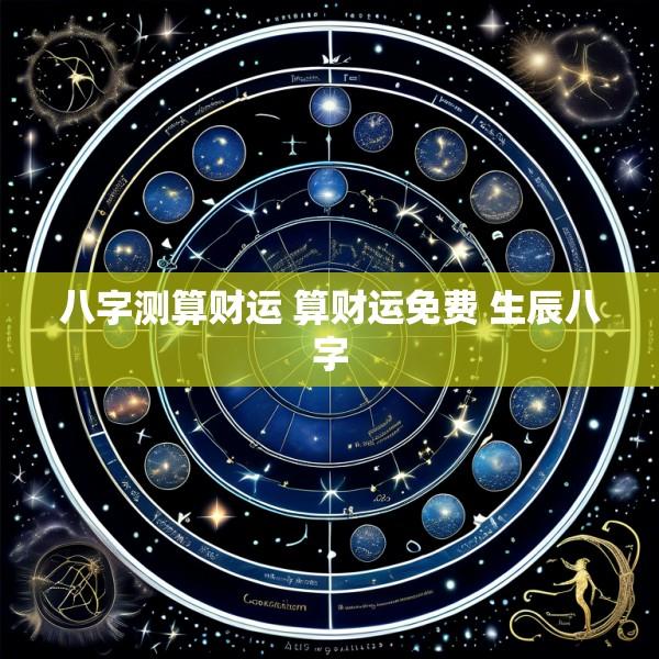 八字测算财运 算财运免费 生辰八字