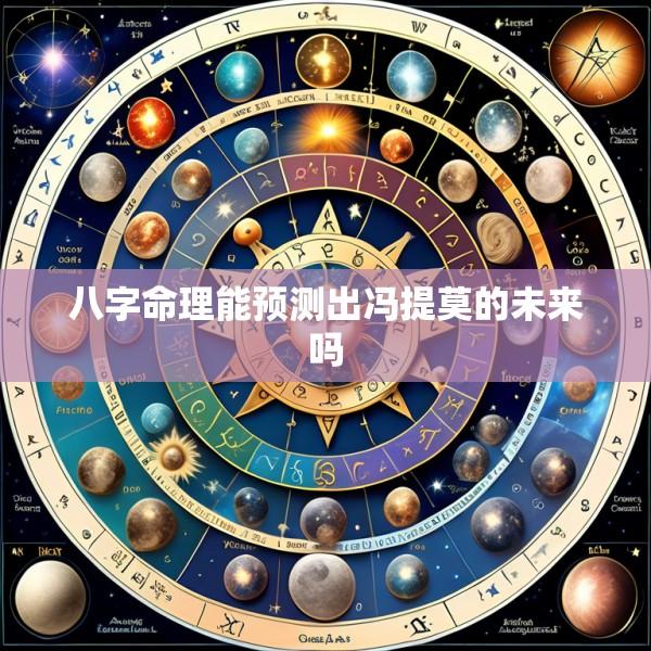 八字命理能预测出冯提莫的未来吗