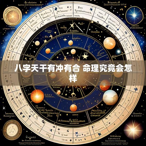 八字天干有冲有合 命理究竟会怎样
