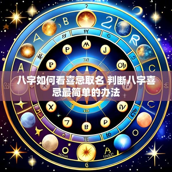 八字如何看喜忌取名 判断八字喜忌最简单的办法