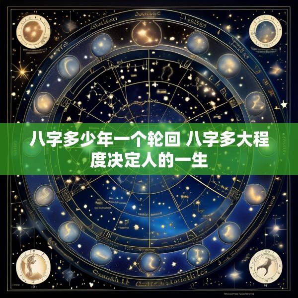 八字多少年一个轮回 八字多大程度决定人的一生