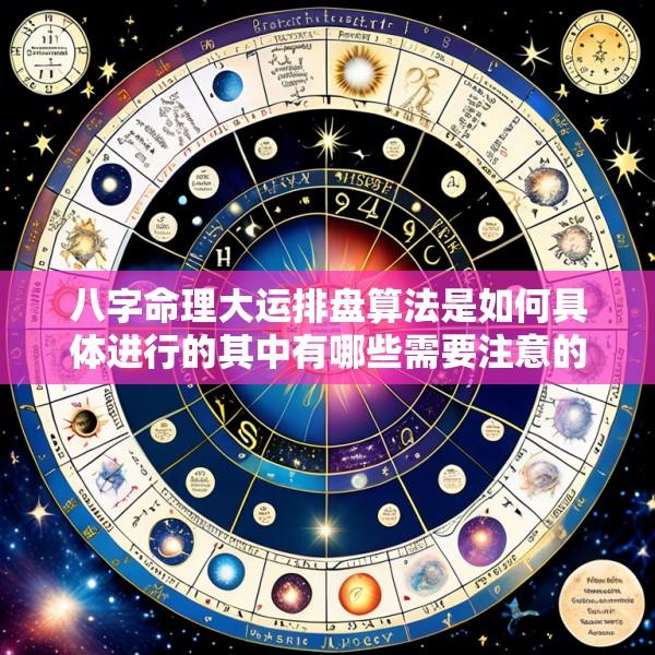 八字命理大运排盘算法是如何具体进行的其中有哪些需要注意的关键要点