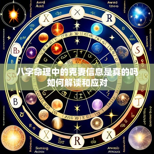 八字命理中的克妻信息是真的吗如何解读和应对