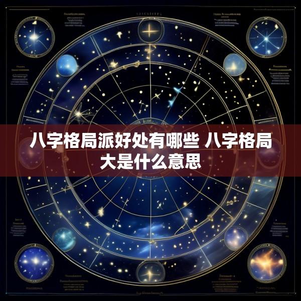 八字格局派好处有哪些 八字格局大是什么意思