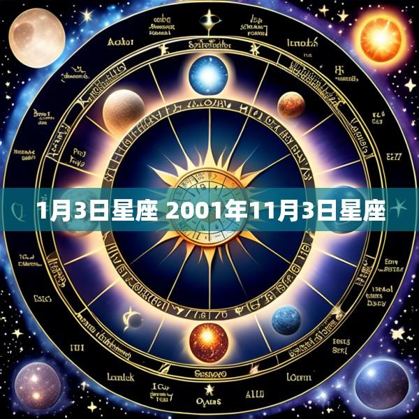 1月3日星座 2001年11月3日星座