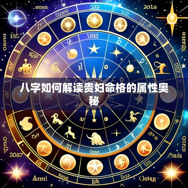 八字如何解读贵妇命格的属性奥秘