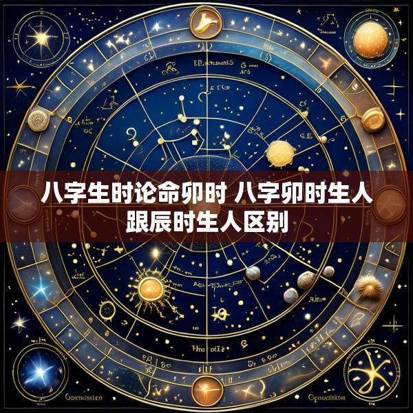 八字生时论命卯时 八字卯时生人跟辰时生人区别
